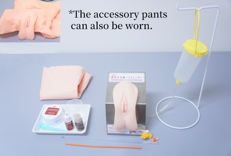 (M200-6) Fit-on and Free-standing Types Female Catheterization and Enema Simulator Plus